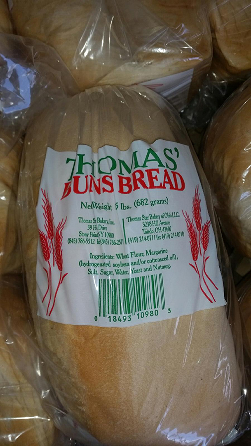Thomas Star Bakery of Ohio LLC Issues Voluntary Recall on Buns Bread (Egg, Milk)